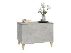 Best Mesa de centro 60x44,5x45 cm derivados madeira cimento PT943364 Cinzento