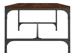 Outlet vidaxl Mesa de centro 100x50x35 cm derivados madeira carvalho castanho Natural claro