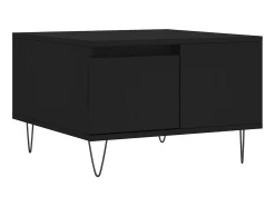 Mesa De Centro* Mesa de centro 55x55x36,5 cm derivados de madeira PT772465 Preto