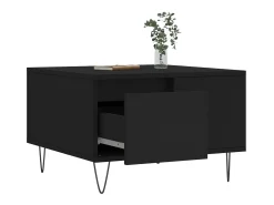 Mesa De Centro* Mesa de centro 55x55x36,5 cm derivados de madeira PT772465 Preto