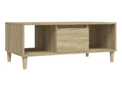 Mesa de centro 90x50x36,5 cm derivados madeira carvalho sonoma PT294029^ Mesa De Centro