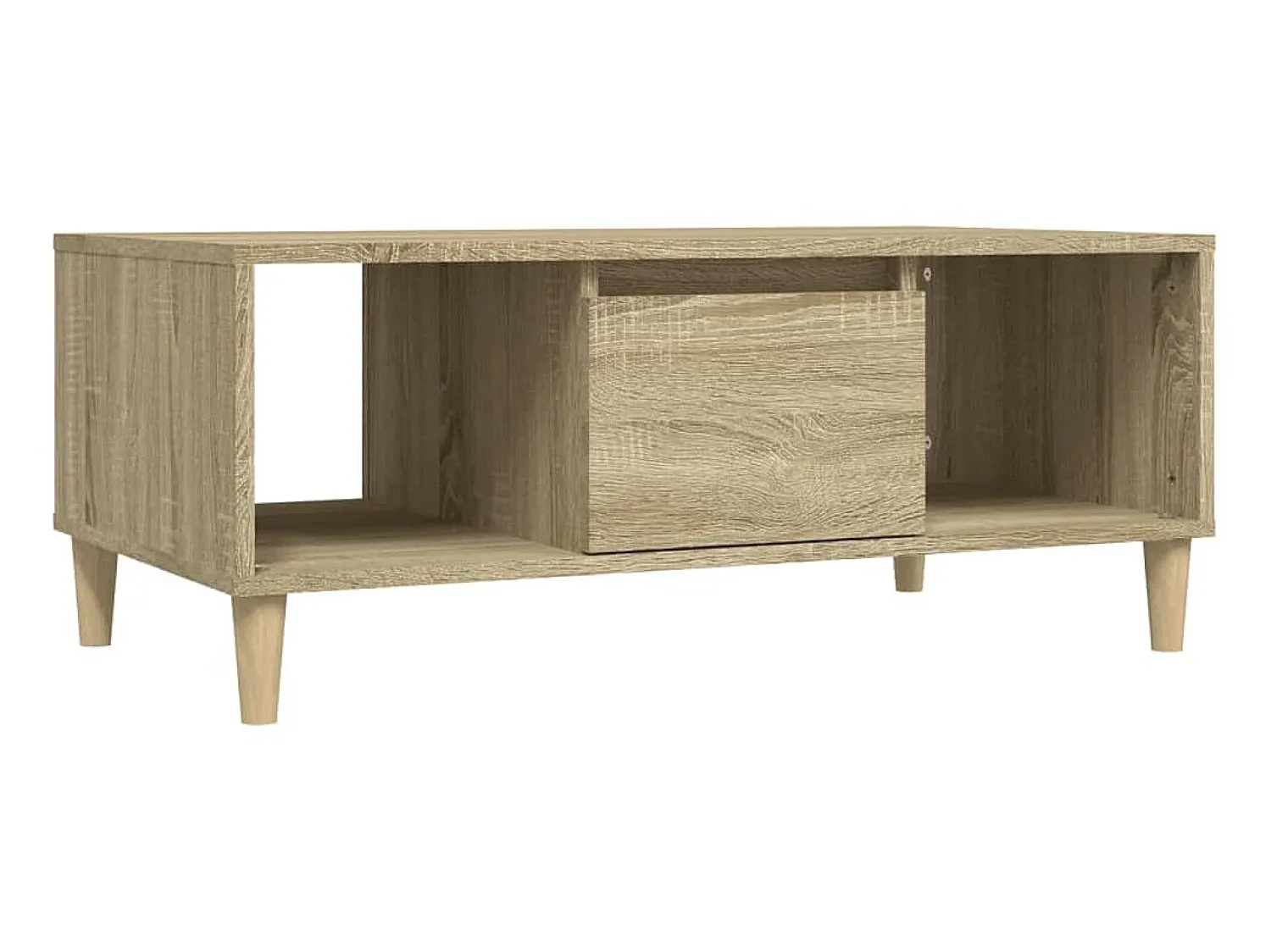 Mesa de centro 90x50x36,5 cm derivados madeira carvalho sonoma PT294029^ Mesa De Centro