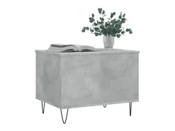 Mesa De Centro| Mesa de centro 60x44,5x45 cm derivados madeira cimento PT852159 Cinzento