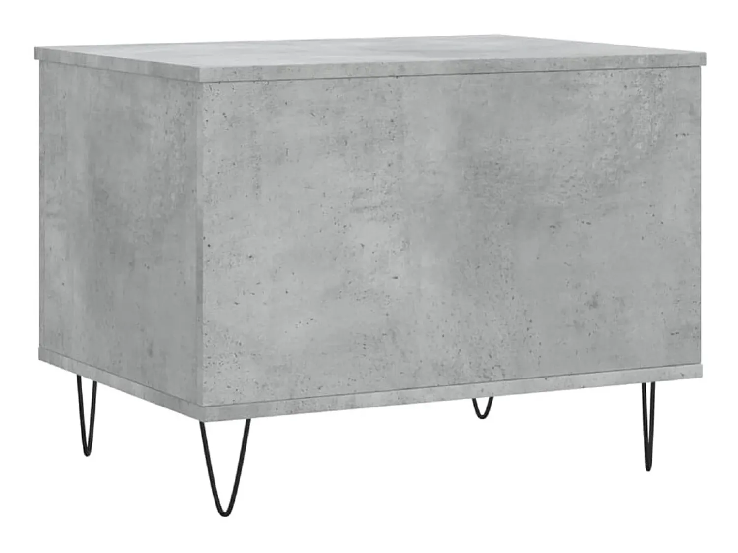 Mesa De Centro| Mesa de centro 60x44,5x45 cm derivados madeira cimento PT852159 Cinzento