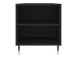 Mesa De Centro|vidaxl Mesa de centro 102x44,5x50 cm derivados de madeira Preto