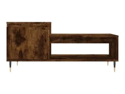 Discount Mesa de centro 100x50x45 cm derivados madeira carvalho fumado PT366734 Castanho