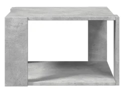 Mesa De Centro| Mesa de centro 51,5x51,5x30 cm derivados madeira cinza-cimento PT662525 Cinzento