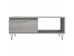 Mesa de centro 90x50x36,5 cm derivados madeira sonoma PT282541^ Mesa De Centro
