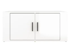 Mesa De Centro|vidaxl Mesa de centro 80x50x36 cm derivados madeira brilhante Branco
