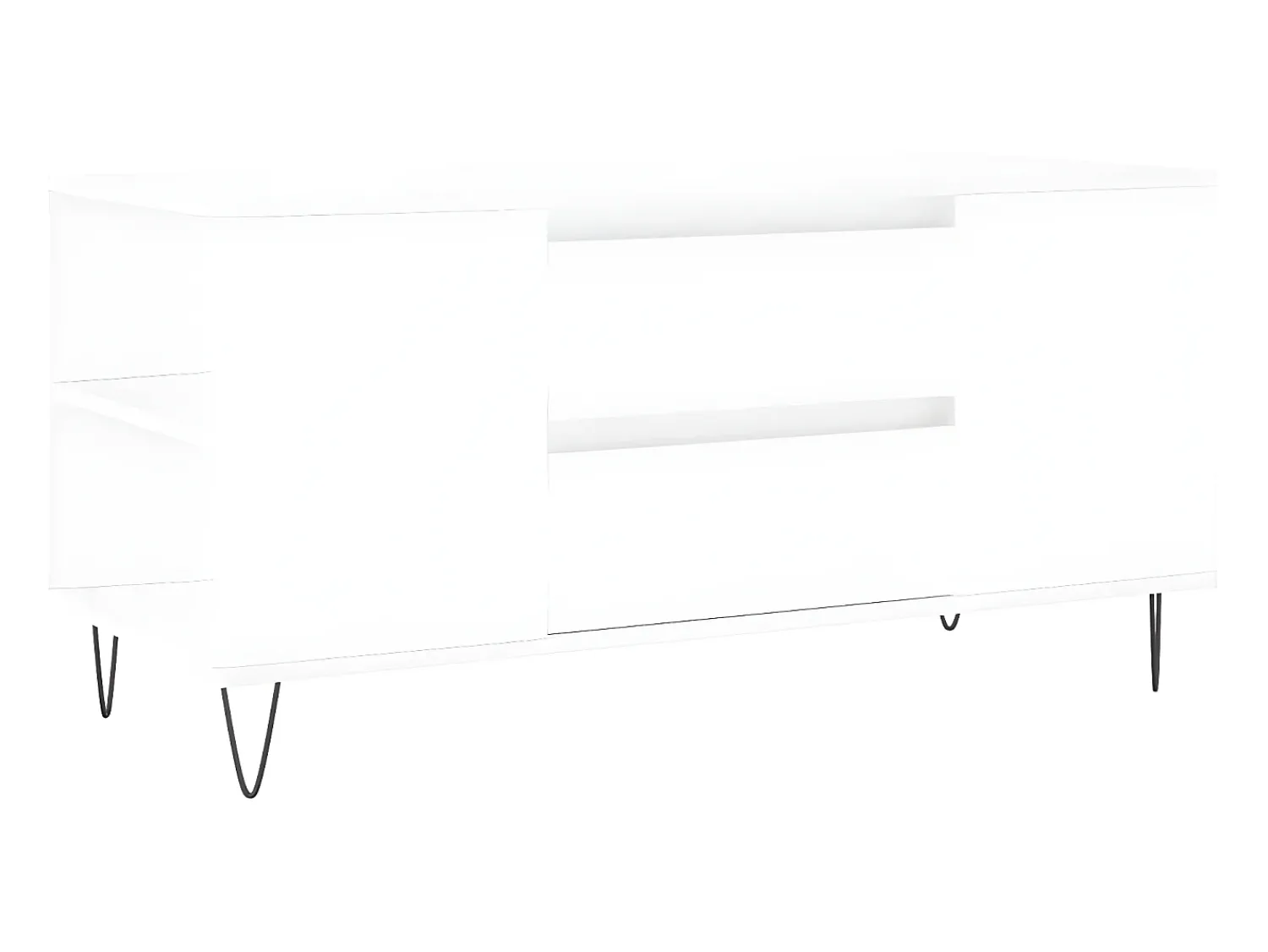 Mesa de centro 102x44,5x50 cm derivados de madeira PT212887^ Mesa De Centro
