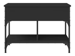 Mesa De Centro| Mesa de centro 70x50x50 cm derivados de madeira/metal PT562486 Preto