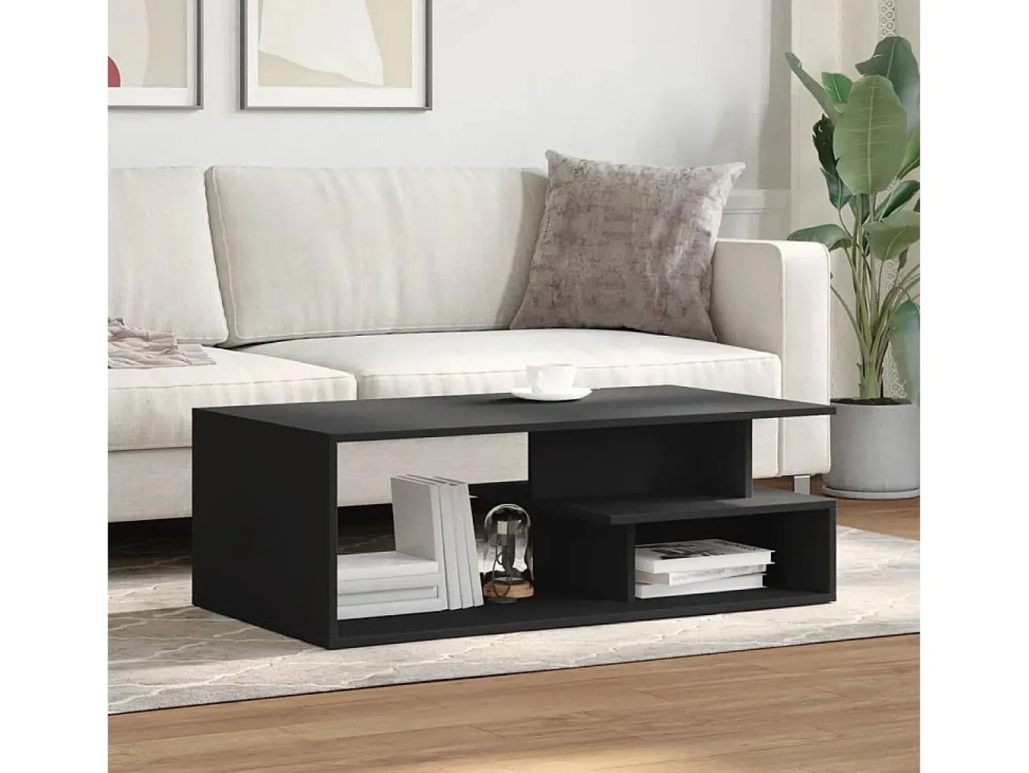 Mesa de centro 102x55x35 cm derivados de madeira PT336173^ Mesa De Centro