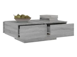 vidaxl Mesa de centro 90x60x31 cm derivados de madeira sonoma^ Mesa De Centro