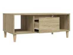 Best vidaxl Mesa de centro 90x50x36,5 cm derivados madeira carvalho sonoma Natural claro