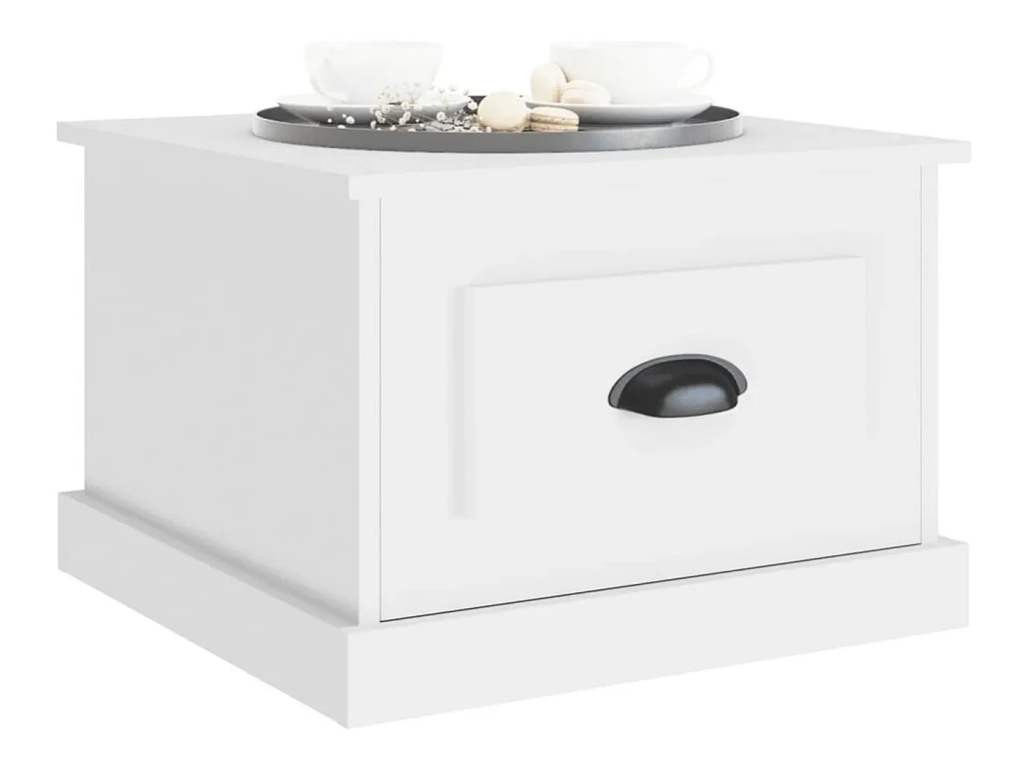 vidaxl Mesa de centro 50x50x35 cm derivados madeira^ Mesa De Centro