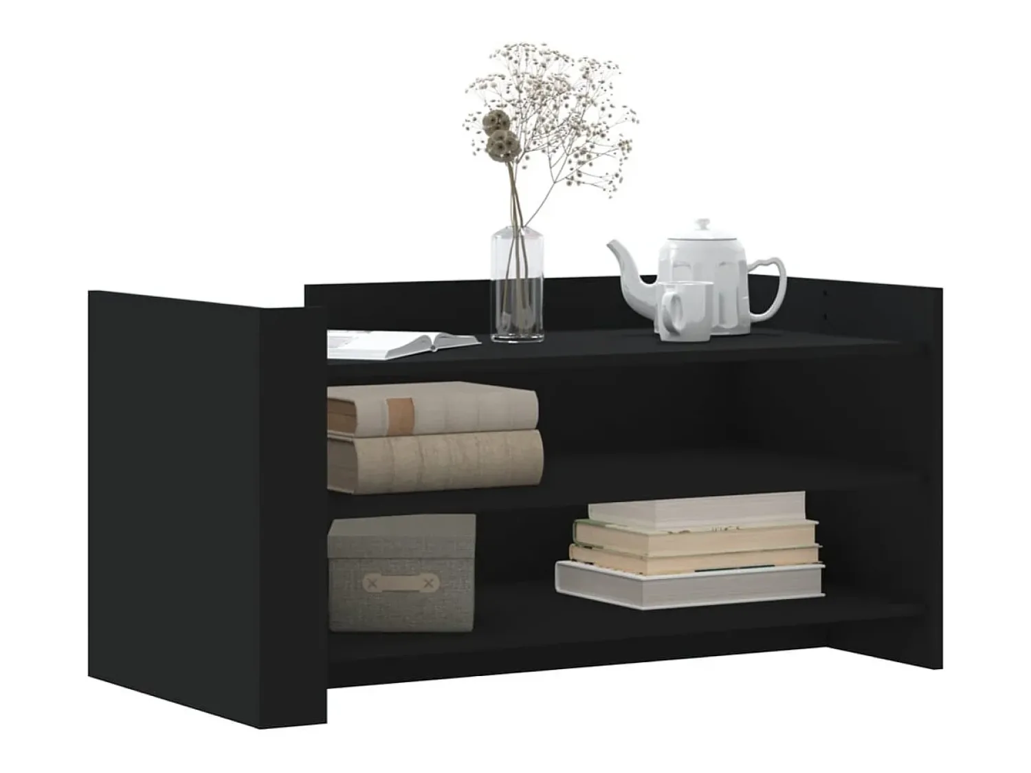 New Mesa de centro 100x50x50 cm derivados de madeira PT652506 Preto