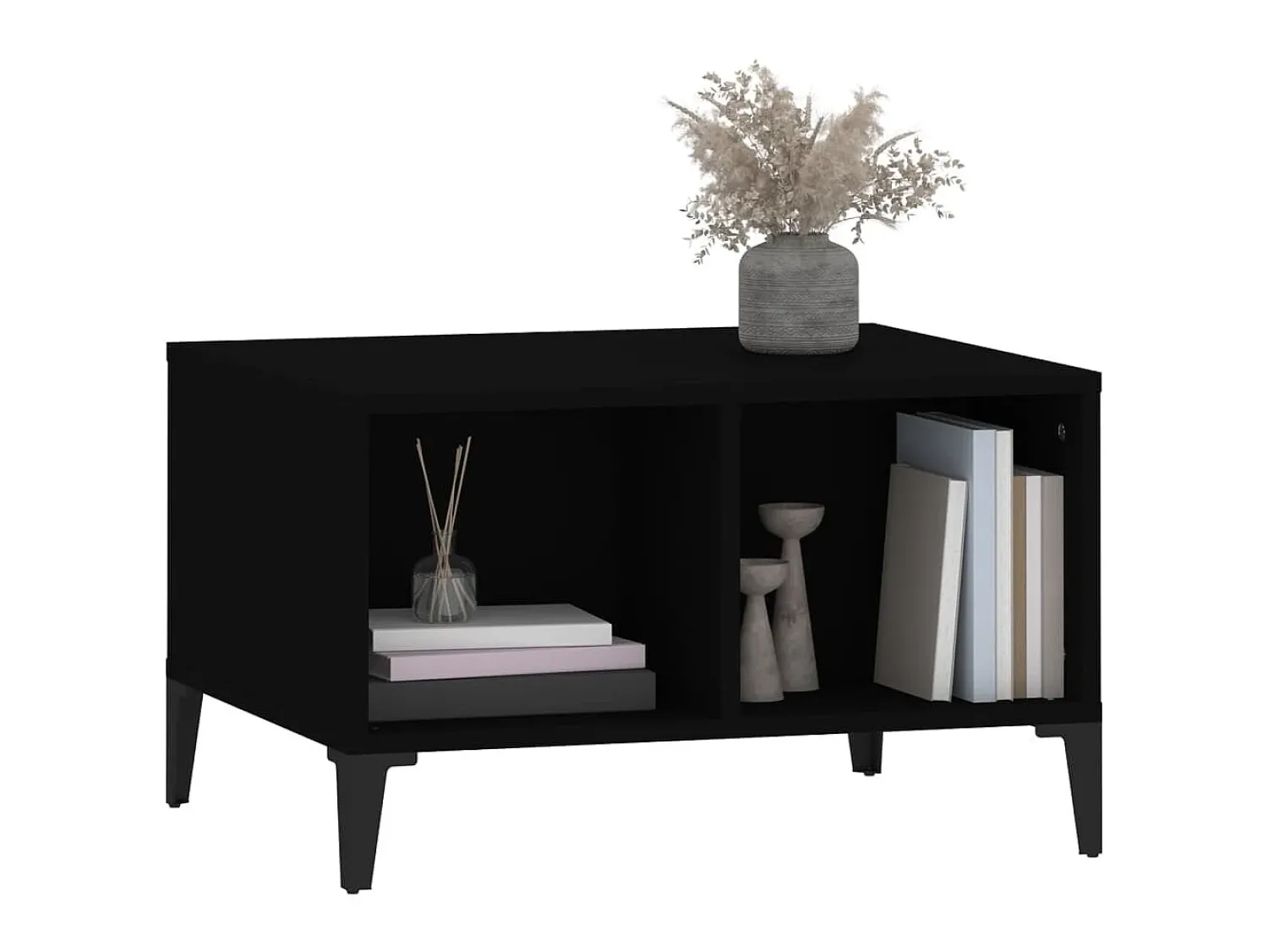 Mesa De Centro* Mesa de centro 60x50x36,5 cm derivados de madeira PT332168 Preto