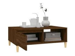 Mesa De Centro* Mesa de centro 90x60x35 cm derivados madeira carvalho PT728572 Castanho