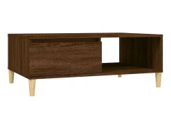 Mesa De Centro* Mesa de centro 90x60x35 cm derivados madeira carvalho PT728572 Castanho
