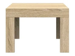 Mesa De Centro|vidaxl Mesa de centro 50x50x35 cm derivados de madeira carvalho sonoma Natural claro