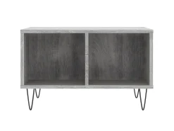 Hot Mesa de centro 60x50x36,5 cm derivados de madeira cinza sonoma PT773678 Cinzento