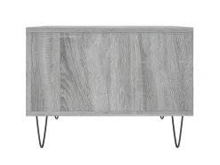 Hot Mesa de centro 60x50x36,5 cm derivados de madeira cinza sonoma PT773678 Cinzento