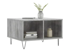 Hot Mesa de centro 60x50x36,5 cm derivados de madeira cinza sonoma PT773678 Cinzento