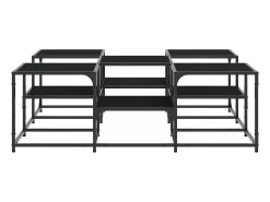 vidaxl Mesa de centro 121x121x40 cm derivados de madeira^ Mesa De Centro