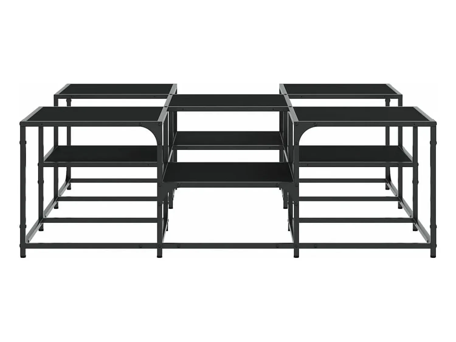 vidaxl Mesa de centro 121x121x40 cm derivados de madeira^ Mesa De Centro