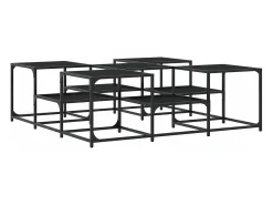 vidaxl Mesa de centro 121x121x40 cm derivados de madeira^ Mesa De Centro