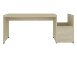 Mesa De Centro* Mesa de centro 90x45x35 cm derivados de madeira carvalho sonoma PT756502 Castanho