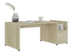 Mesa De Centro* Mesa de centro 90x45x35 cm derivados de madeira carvalho sonoma PT756502 Castanho