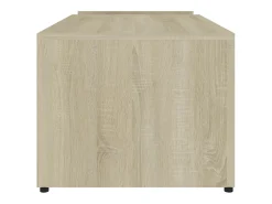 Mesa De Centro* Mesa de centro 90x45x35 cm derivados de madeira carvalho sonoma PT756502 Castanho