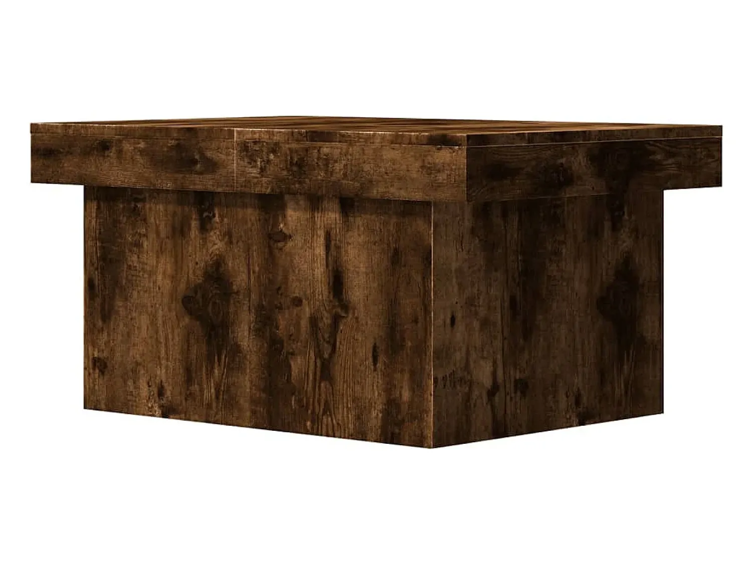 Mesa De Centro*vidaxl Mesa de centro 80x55x40 cm derivados de madeira carvalho fumado Natural claro