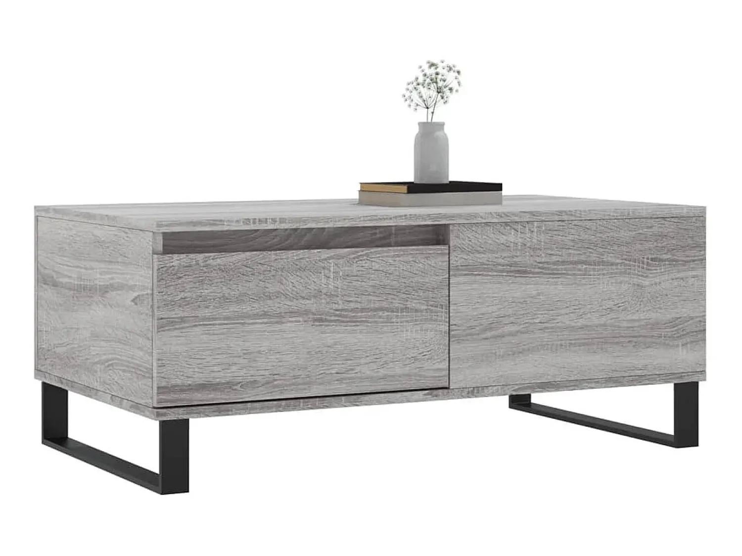Mesa de centro 90x50x36,5 cm derivados madeira sonoma PT682061^ Mesa De Centro