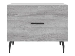 New Mesa de centro 50x50x40 cm derivados madeira sonoma cinza PT349873 Cinzento