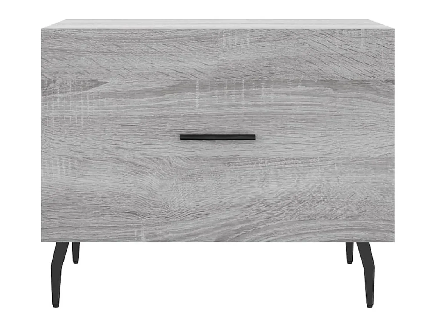 New Mesa de centro 50x50x40 cm derivados madeira sonoma cinza PT349873 Cinzento