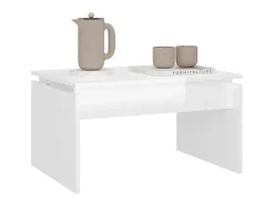 Sale Mesa de centro 68x50x38 cm derivados madeira brilhante PT179817 Branco