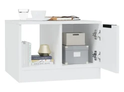Sale vidaxl Mesa de centro 50x50x36 cm derivados de madeira Branco