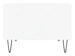 Mesa De Centro|vidaxl Mesa de centro 60x50x36,5 cm derivados de madeira Branco