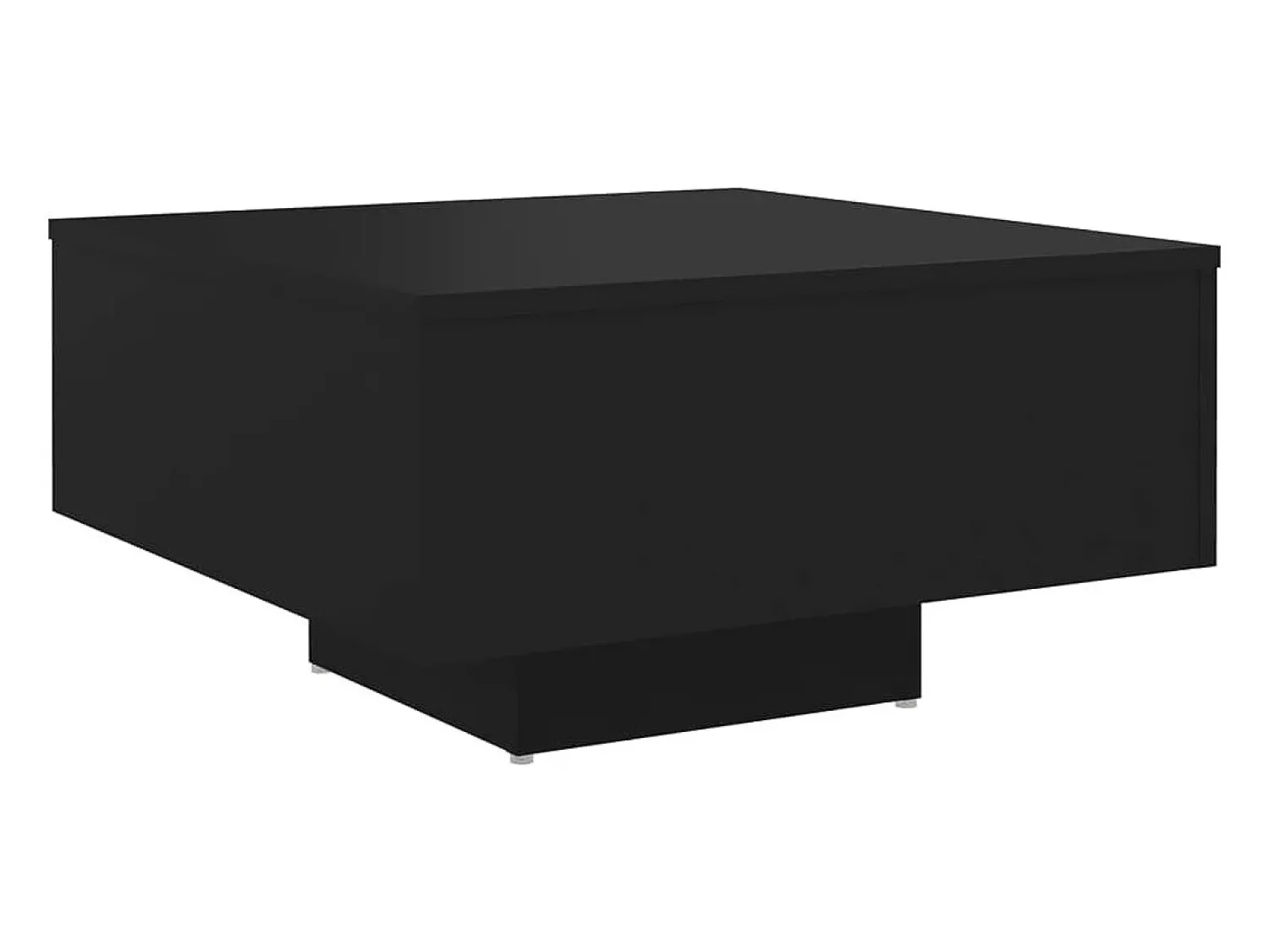 Mesa De Centro| Mesa de centro 60x60x31,5 cm derivados de madeira PT959368 Preto