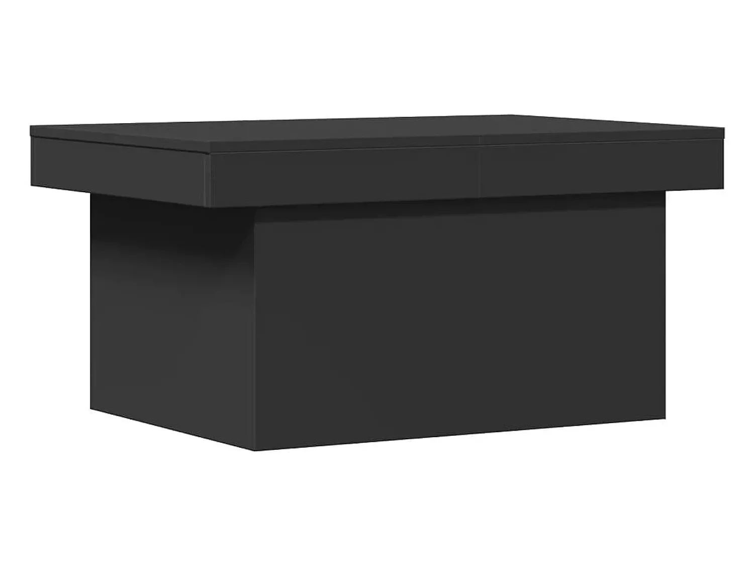 New Mesa de centro 80x55x40 cm derivados de madeira PT384339 Preto