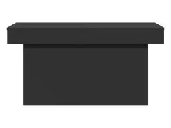 New Mesa de centro 80x55x40 cm derivados de madeira PT384339 Preto