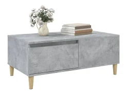 Mesa de centro 90x50x36,5 cm derivados madeira cimento PT203576^ Mesa De Centro