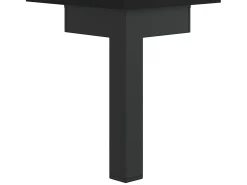 Mesa De Centro|vidaxl Mesa de centro 50x50x40 cm derivados de madeira Preto
