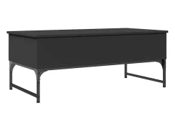 vidaxl Mesa de centro 100x50x40 cm derivados de madeira/metal^ Mesa De Centro
