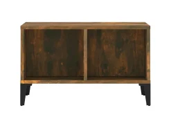 Hot Mesa de centro 60x50x36,5 cm derivados madeira carvalho fumado PT195946 Castanho
