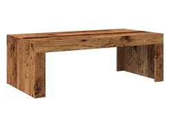 Mesa De Centro|vidaxl Mesa de centro 102x50x35 cm derivados de madeira madeira velha Natural claro