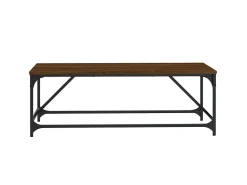Mesa de centro 100x50x35 cm derivados madeira carvalho PT715343^ Mesa De Centro