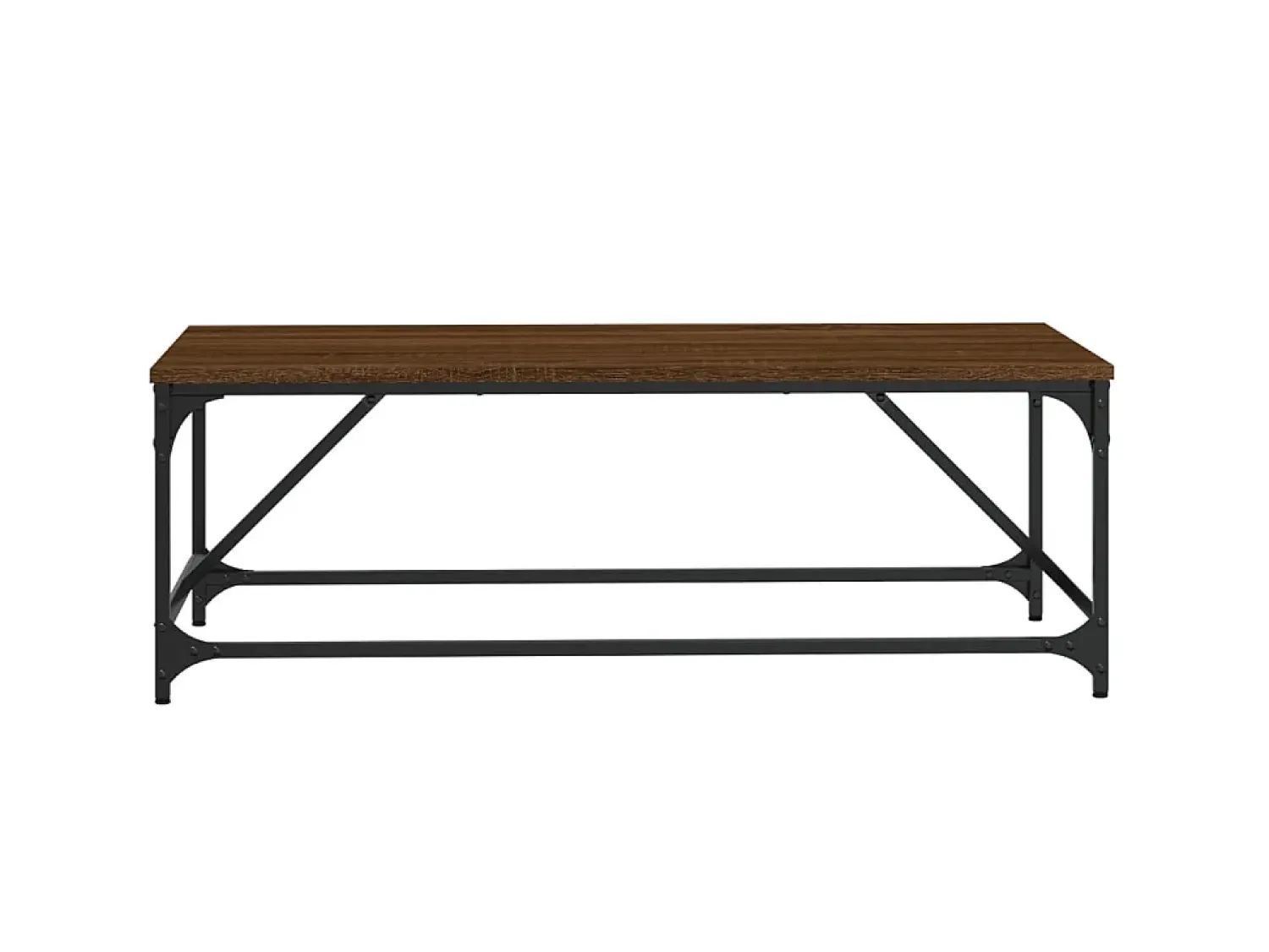 Mesa de centro 100x50x35 cm derivados madeira carvalho PT715343^ Mesa De Centro